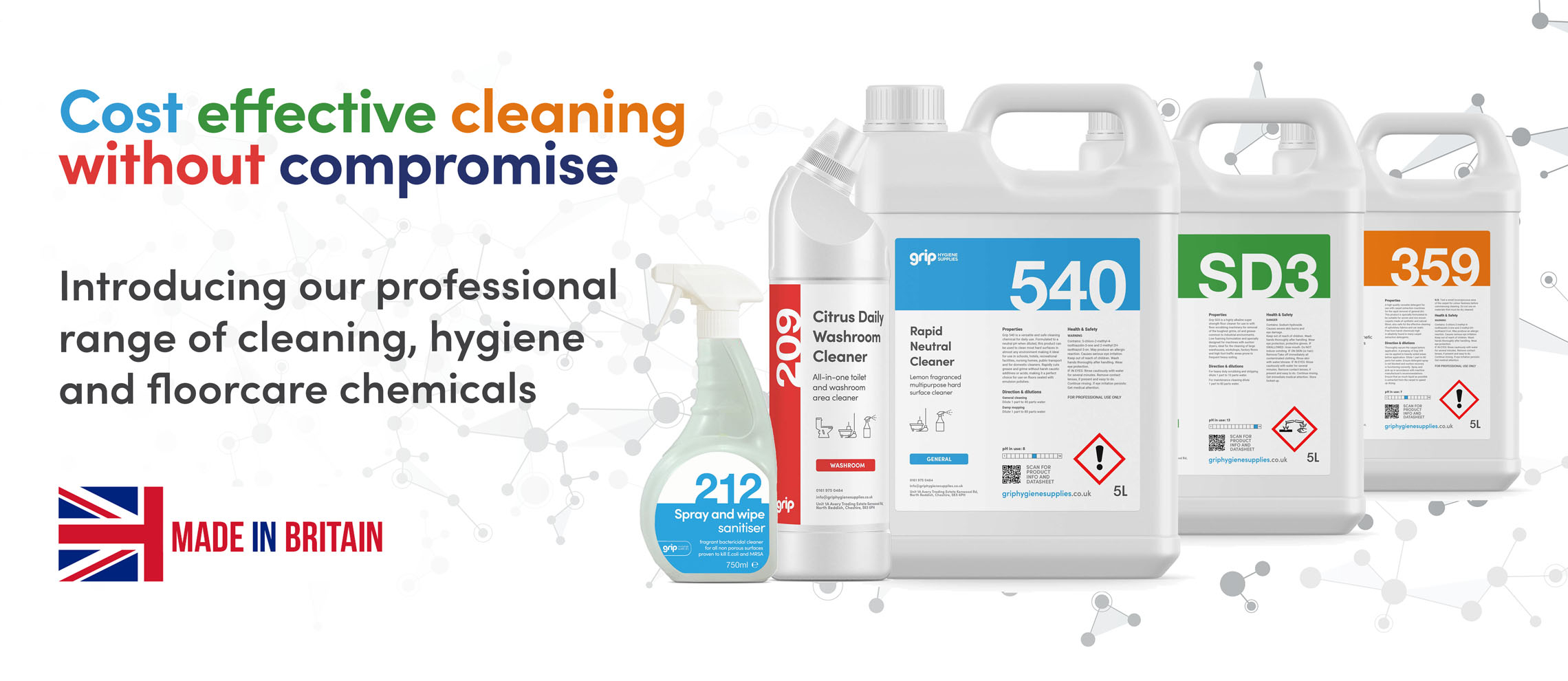Commercial cleaning chemical supplier manchester