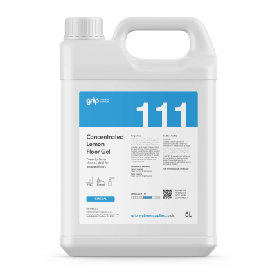 Grip 111 Concentrated Lemon Floor Gel (5L) Grip 111 Concentrated Lemon Floor Gel (5L)