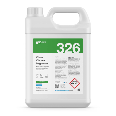 Grip 326 Citrus Cleaner Degreaser 5L Grip 326 Citrus Cleaner Degreaser 5L
