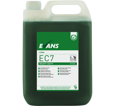 Evans E-Dose EC7 5L Heavy Duty Cleaner Concentrate refill