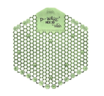 P-Wave 3D Hex Urinal Screen - Cucumber Melon (Single Screen)