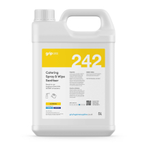 Grip 242 Spray and Wipe Catering Sanitiser 5L