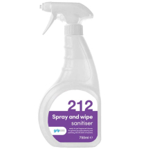 Grip 212 Spray and Wipe Sanitiser 750ml
