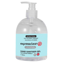 Express Clean 75% Hand Sanitiser & Aloe Vera 500ml