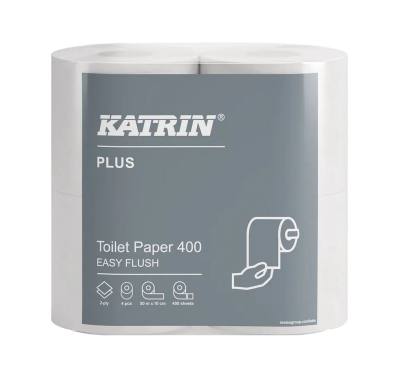 Katrin Easy Flush 400 Toilet Roll - Pack of 20 *NEW SIZE*