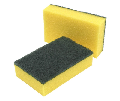 Foam Back Sponge Scourer (10 Pack)