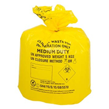 20L Clinical Waste Sacks Medium Duty (roll of 25)
