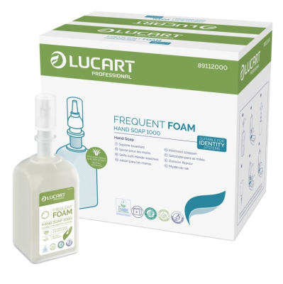 Lucart Frequent Foam Soap 1000 - Neutral 1L (case of 6) Lucart Frequent Foam Soap 1000 - Neutral 1L (case of 6)