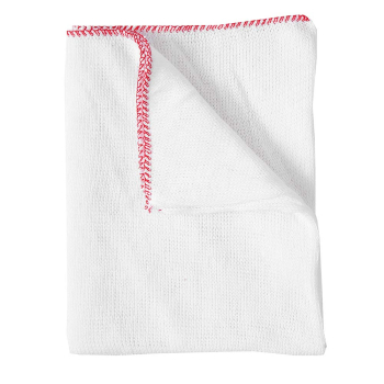 Standard Dishcloth with Coloured Edge (Pack of 10)