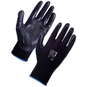 Black Safety Work Gloves