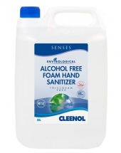 Cleenol Alcohol Free Foaming Hand Sanitiser 5L
