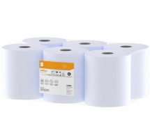 Satino HiCycle System Towel Roll 150m - White (case of 6)