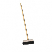 Soft Brush 12inch Complete with Stail (brown bristles)