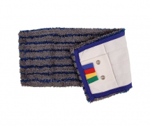 40cm Microfibre Scrub mop Grey/Blue (no fringe)