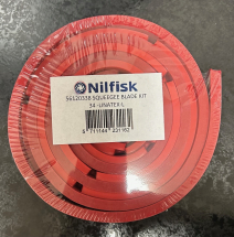 Nilfisk BR855 Linatex Squeegee Blade kit Red