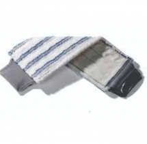 Slalom 40cm Hang On Microfibre Flat Mop Grey/White (Numatic)