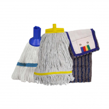 Slalom 40cm Hang On Microfibre Flat Mop Grey/White (Numatic)