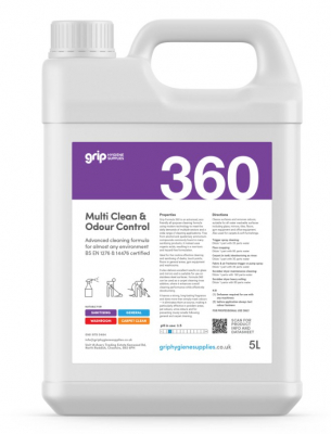 Grip 360 Multi Clean & Odour Control 5L