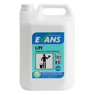Evans Lift Heavy Duty Degreaser Unperfumed 5L