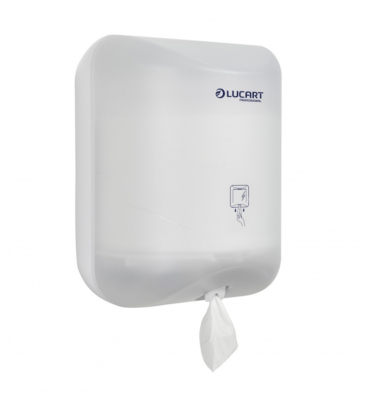 Lucart L-ONE Mini Toilet Roll Dispenser - White