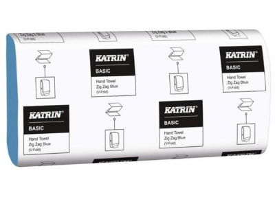 Katrin Basic Zig Zag Blue (Interfold) 5000 sheets