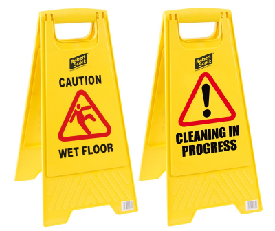 Yellow A-Frame Safety Sign