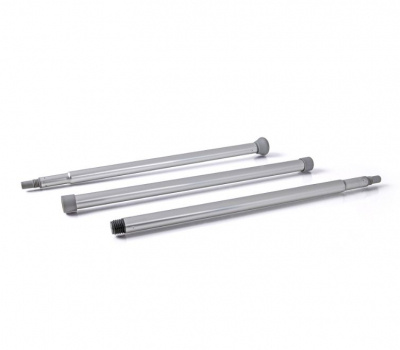 Robert Scott 3 Piece Threaded Abbey Handle - Grey Cap