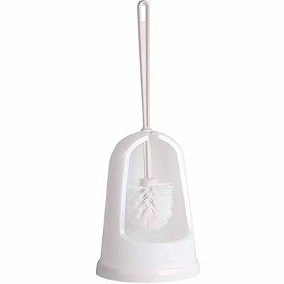 Semi Enclosed Toilet Brush and Holder