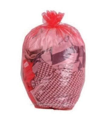 Red soluble wash sacks (200) 350 x 600 x 600mm