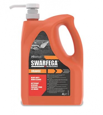 Deb Orange Swarfega 4L c/w Bottle Pump